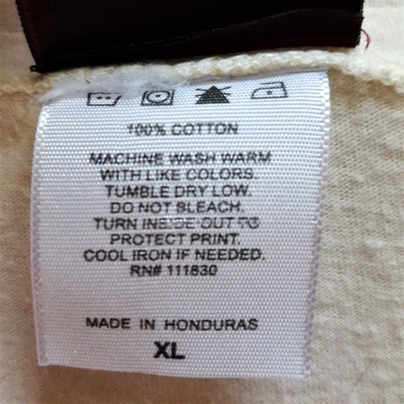 Hard Rock Cafe Signature Series T Shirt Ozzy Signature Ivory Baby Tee XL - Picture 7 of 7